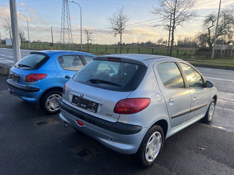 2 stuks van de Peugeot 206 in benzine weinig km volledig in orde gezet