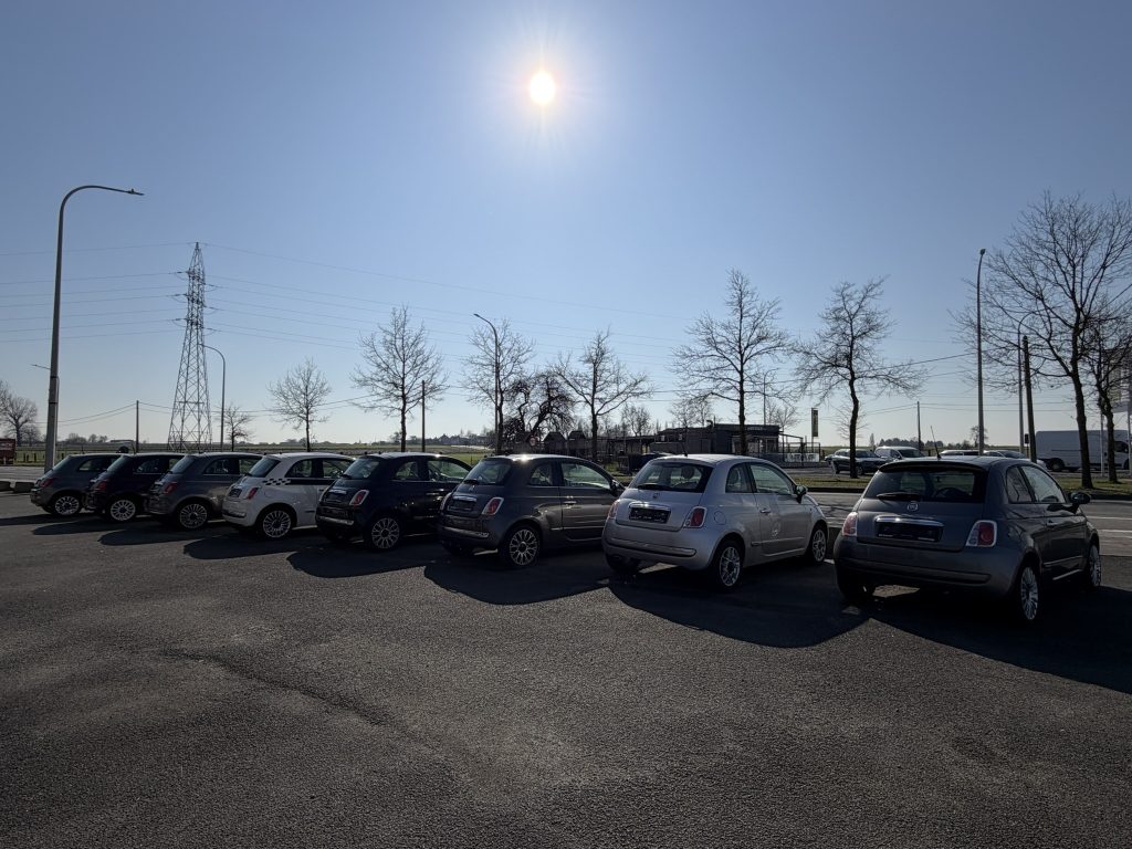 8 stuks op stock van de Fiat 500 in benzine