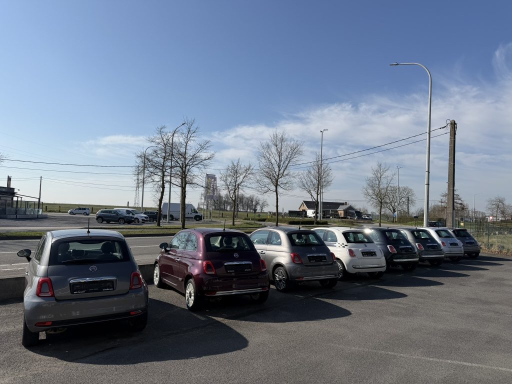 8 stuks op stock van de Fiat 500 in benzine