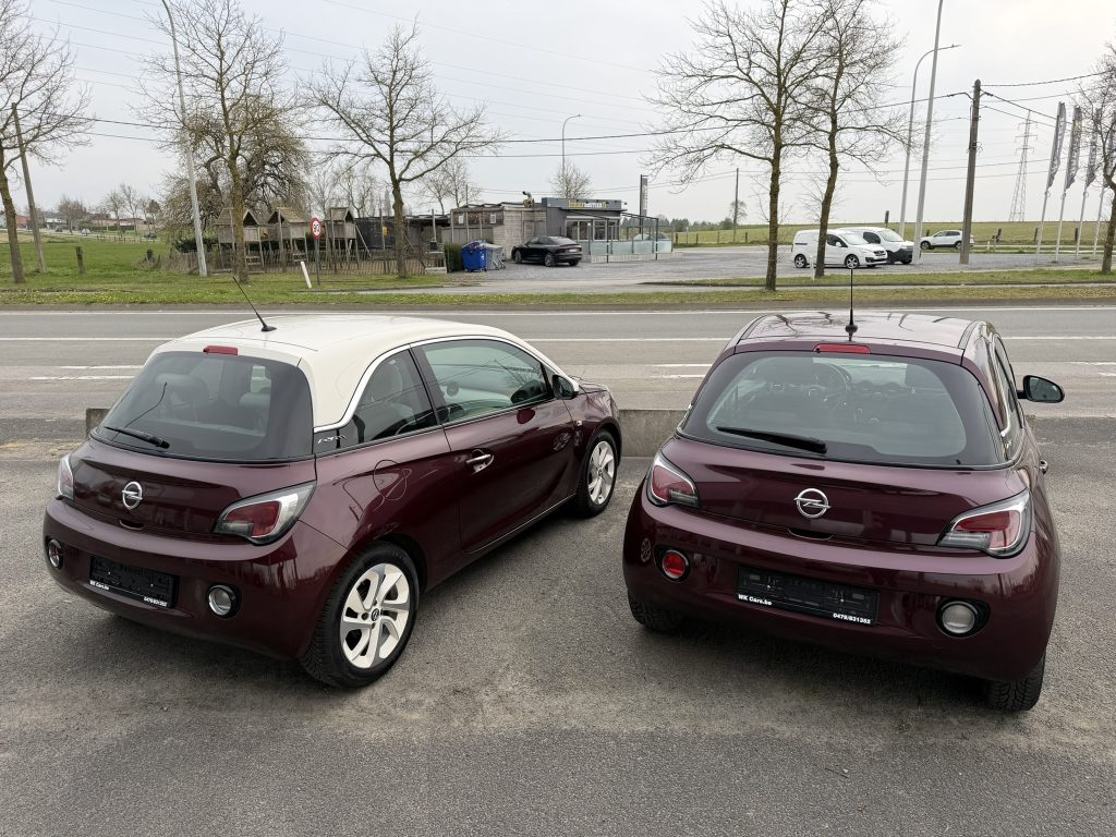 2 stuks van de Opel Adam versie Jam met 36.000km en 73.000km