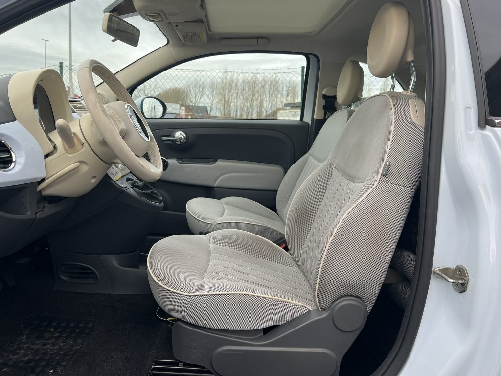 8 stuks op stock van de Fiat 500 in benzine