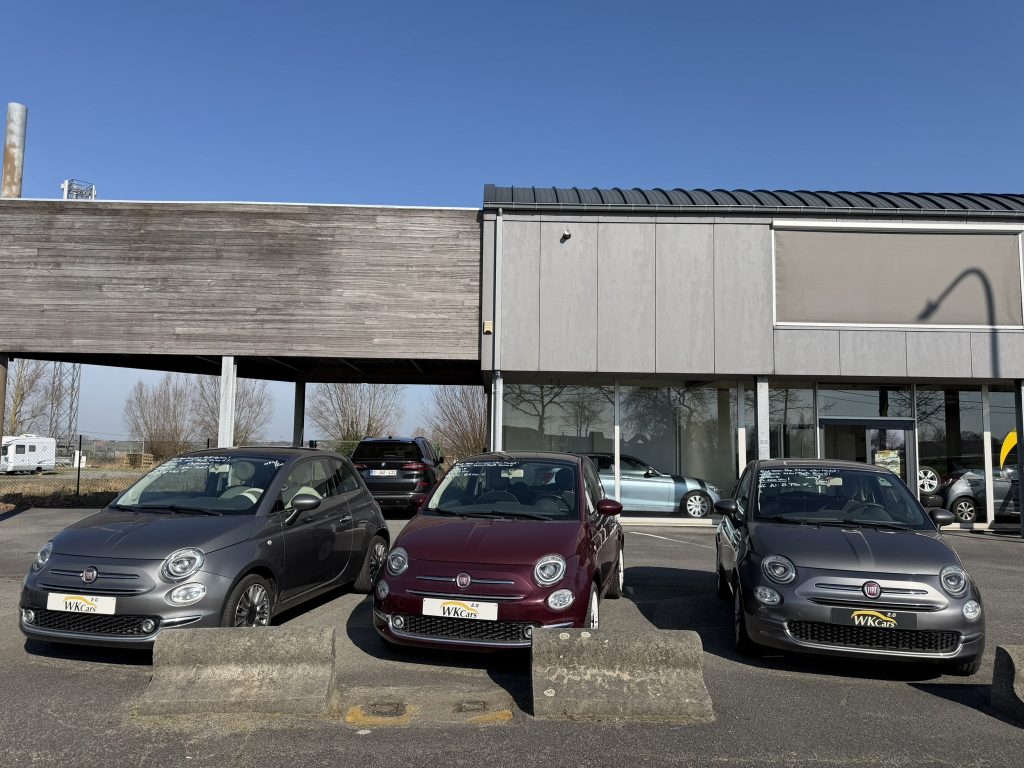 3 stuks van de Fiat 500 face 2 new model 1.2 benzine weinig km veel opties