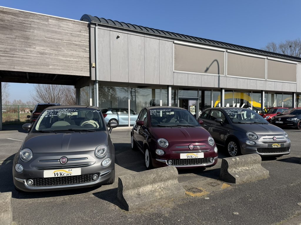 3 stuks van de Fiat 500 face 2 new model 1.2 benzine weinig km veel opties