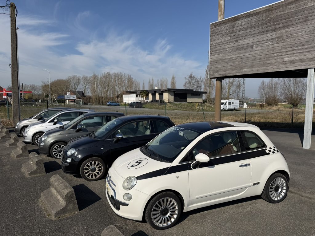 5 stuks van de Fiat 500 face1 in benzine weinig km veel opties aanwezig
