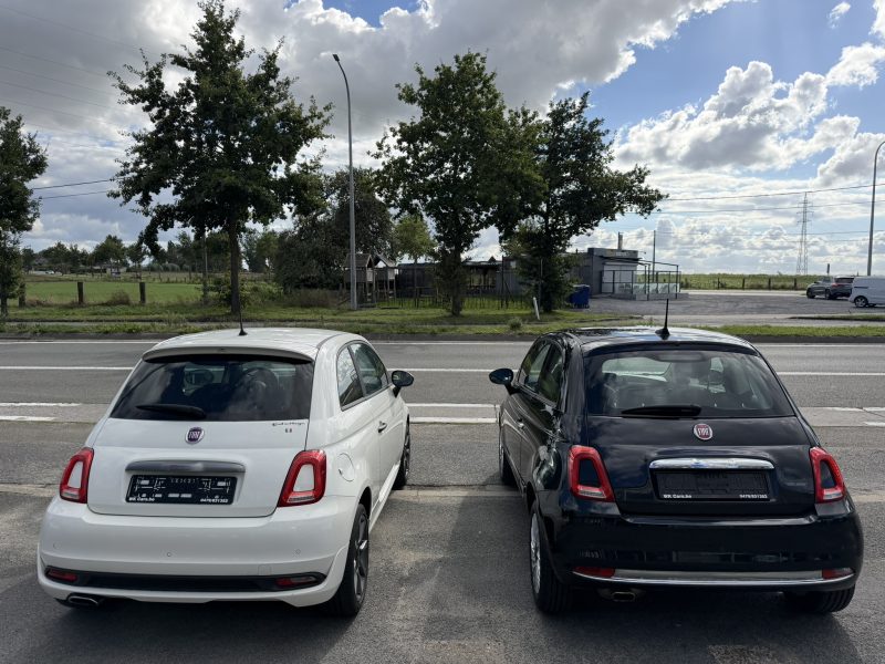 2 stuks van de Fiat 500 face2 nieuw model in benzine